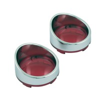 RED TURN SIGNAL LENS WITH VISOR  505089